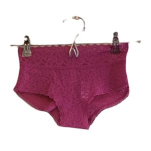 Fuschia Pink GAP Women's Lace Shorty Panties